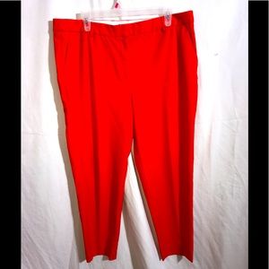 Jones New York red slacks size 14